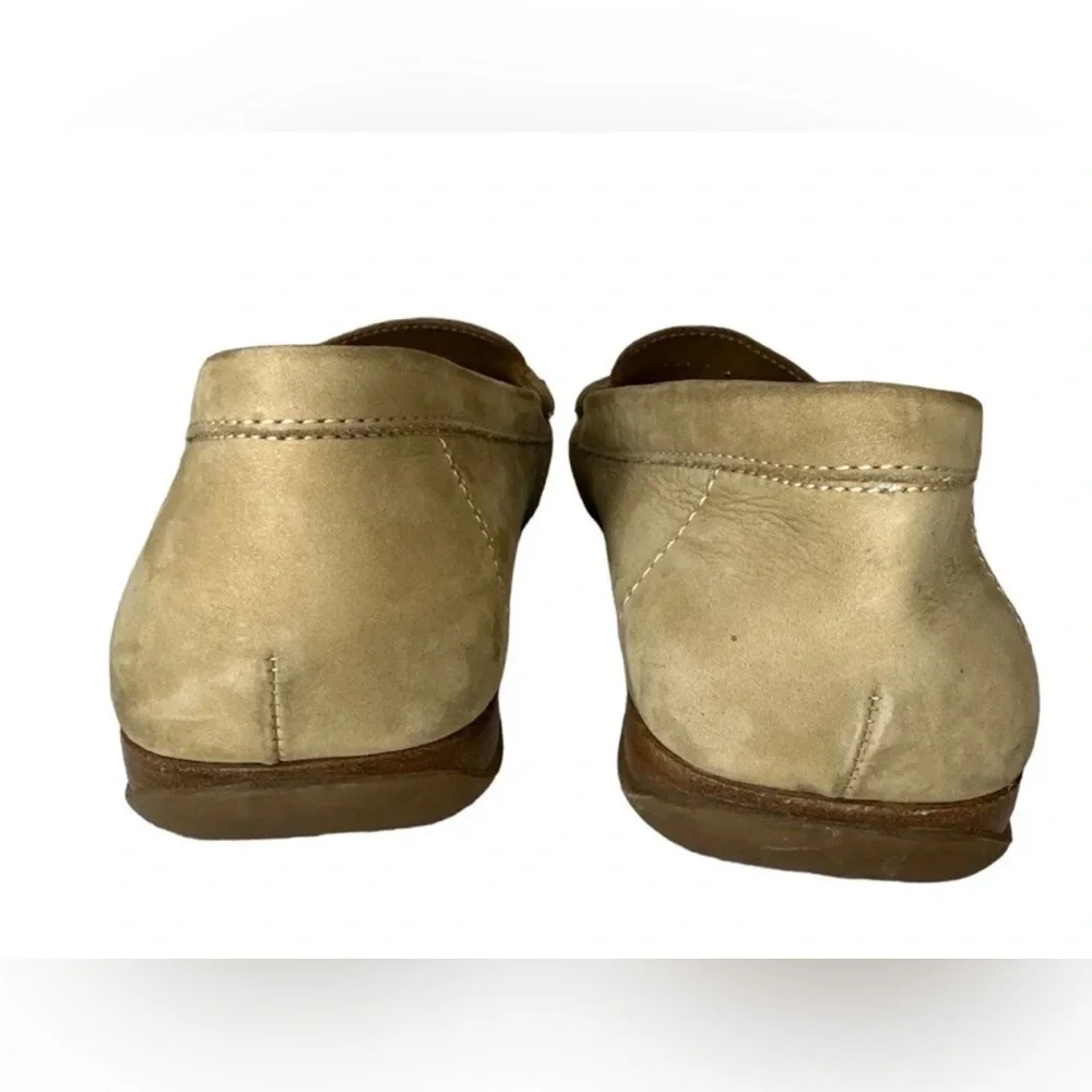 Geox Respira Women's ~ Size 39.5/ US 10 ~ Tan Horsebit Slip On Loafers Shoes
